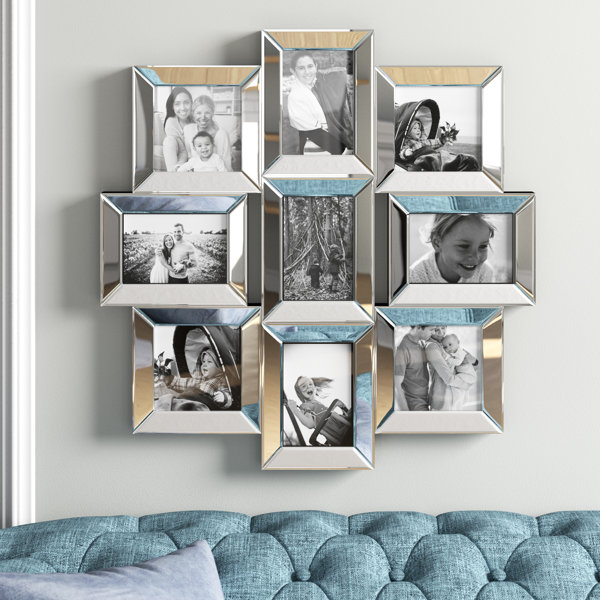Fairmont Park Morion Collage Mirrored 9 Photo Picture Frame & Reviews Wayfair.co.uk